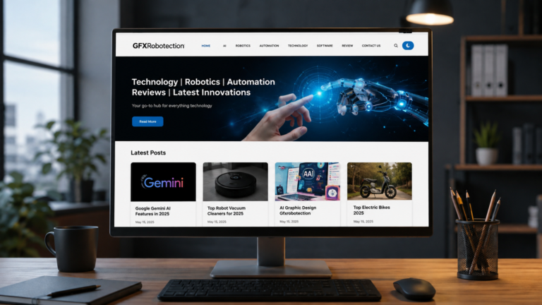 AI Graphic Design GFXRobotection | What the Website Actually Is in 2026