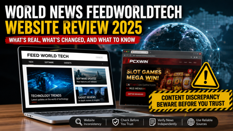 World News Feedworldtech | What the Website Actually Is and Its Current Status World News Feedworldtech | What the Website Actually Is and Its Current Status