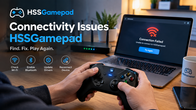 Connectivity Issues HSSGamepad: How to Fix Connection Problems Connectivity Issues HSSGamepad