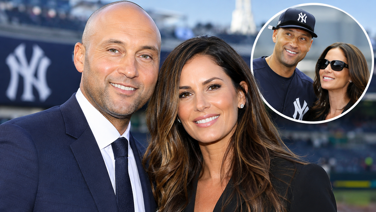 Derek Jeter and Gail Boudreaux