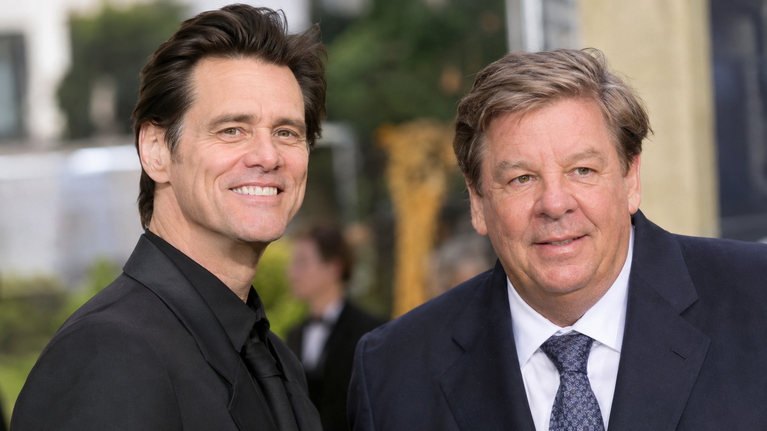 Jim Carrey and Johann Rupert