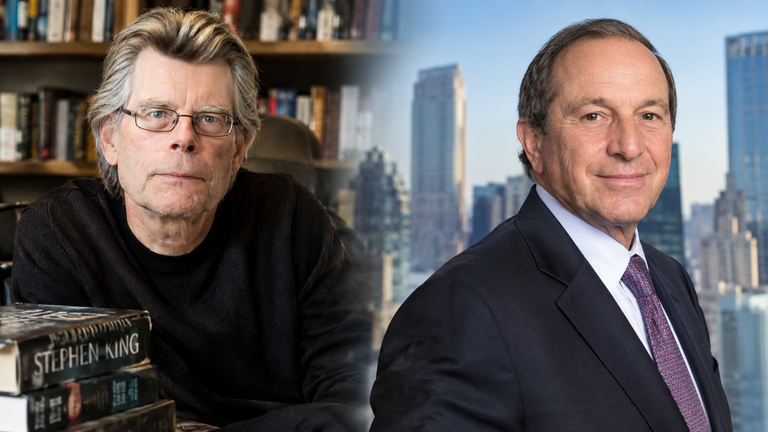 Stephen King and Richard LeFrak