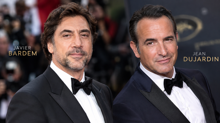 Javier Bardem and Jean Dujardin